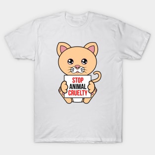 Stop Animal Cruelty T-Shirt